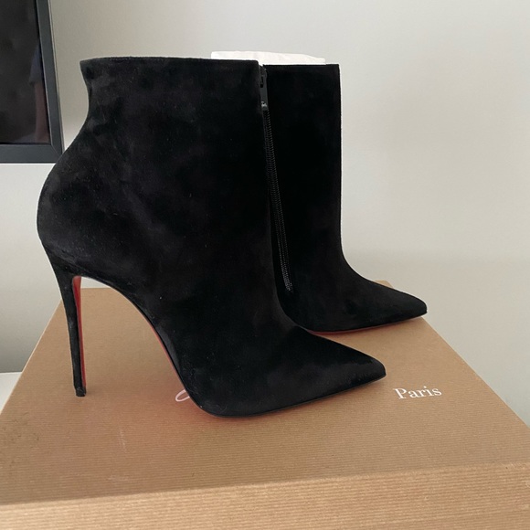 Louboutin So kate suede black booties - Picture 7 of 10
